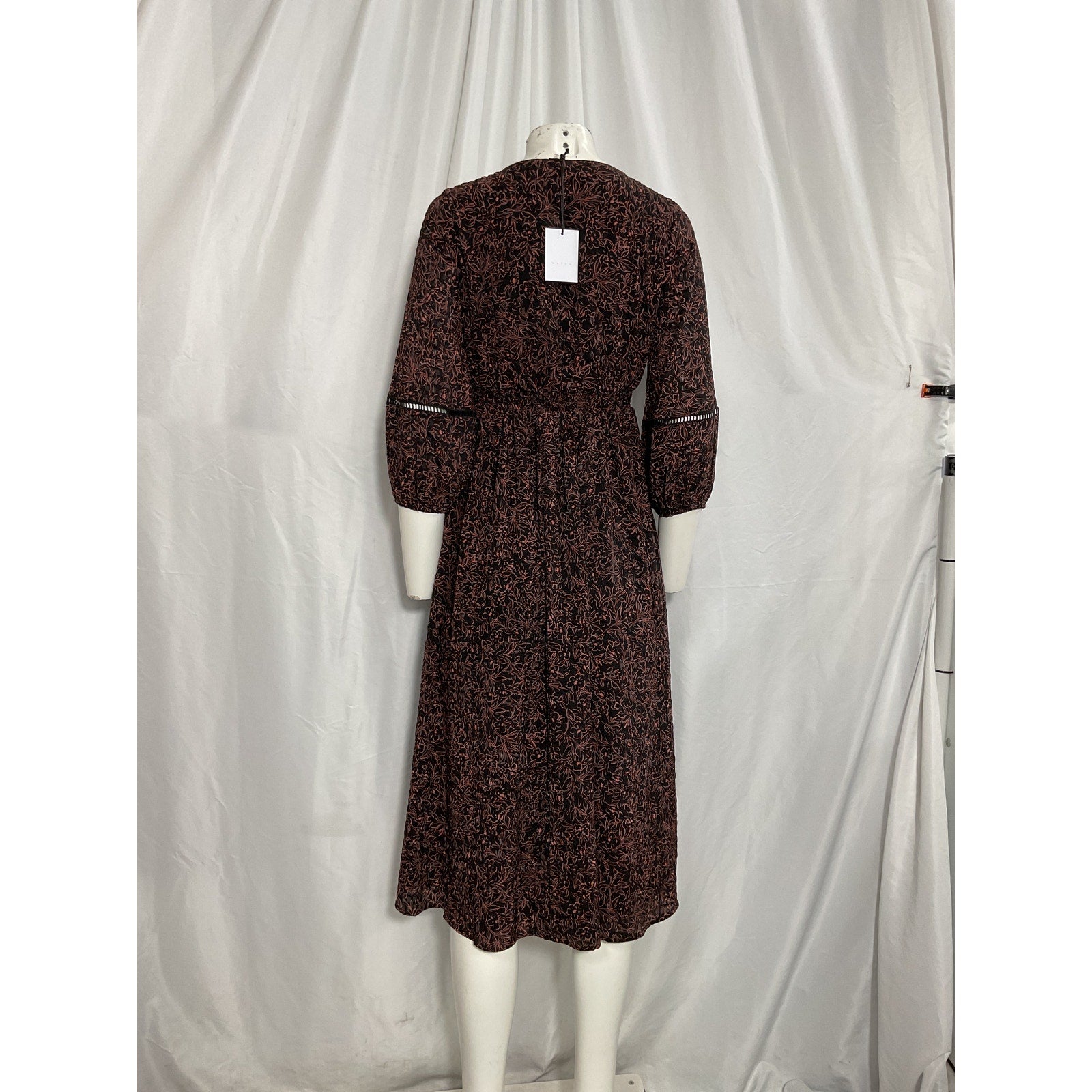 Hatch 'The Victoria' Black Maternity Dress Size 0 - NWT