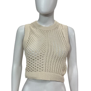A.L.C. Open Knit Villa Beuden Tank Size M
