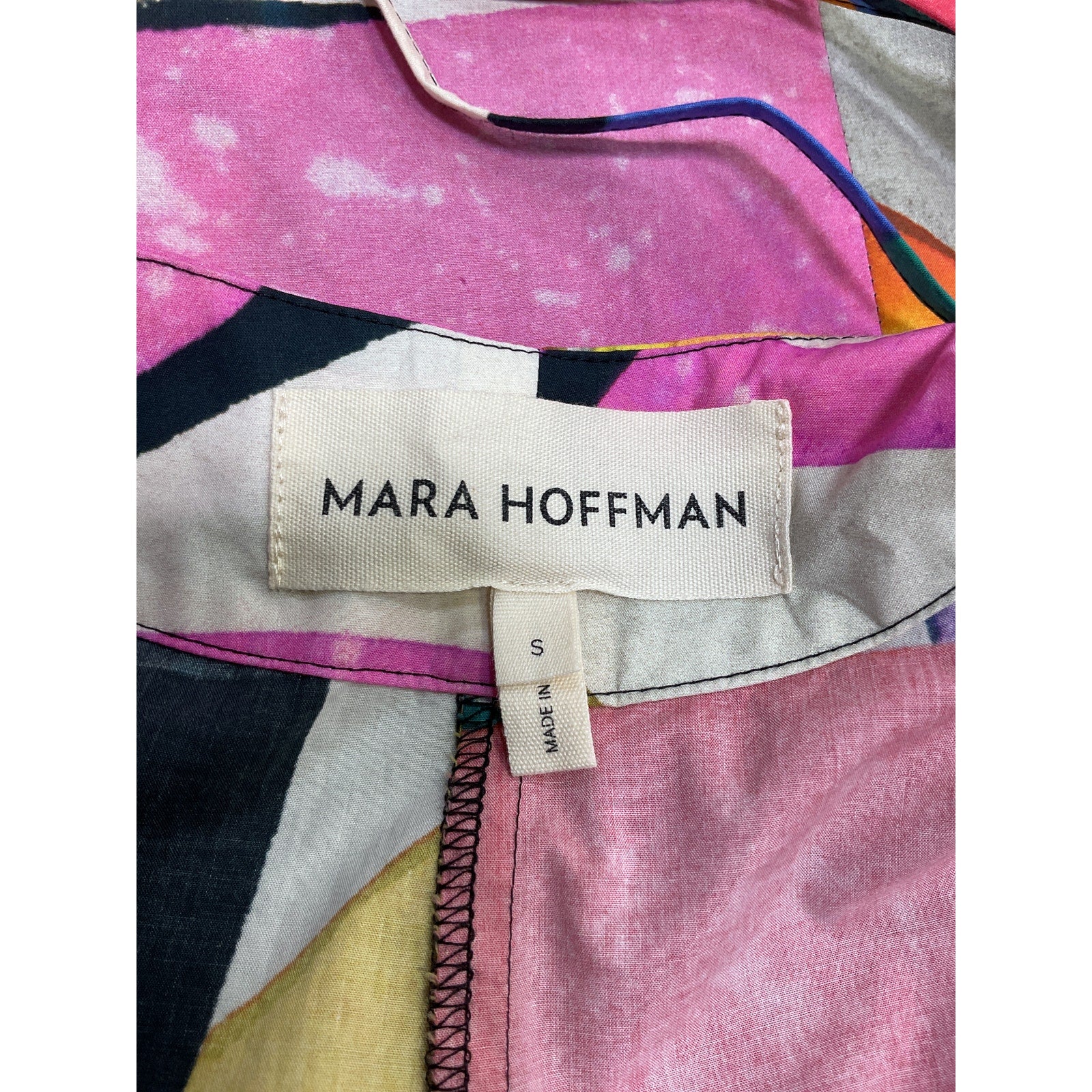 Mara Hoffman 'Lolita' Pink Cotton Dress Size S