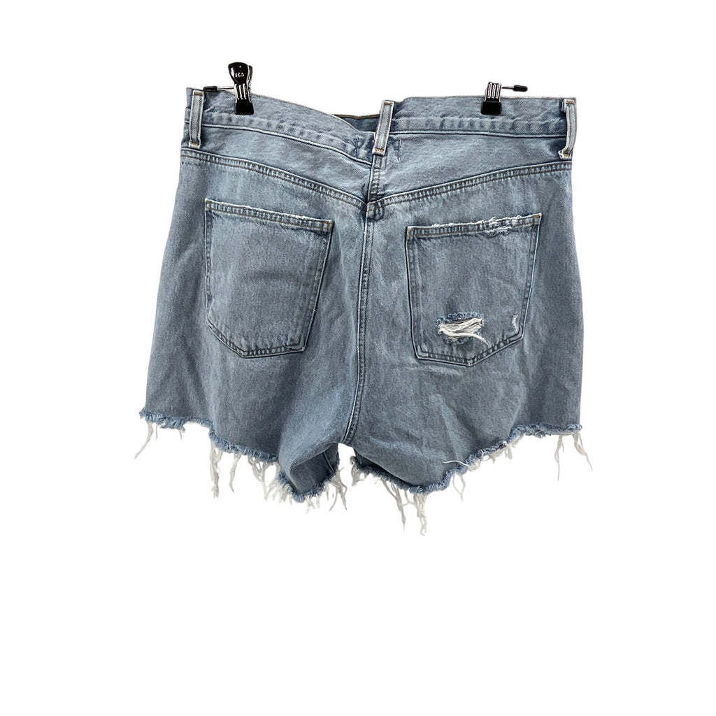 Agolde Criss Cross Blue Cotton Short Size 32
