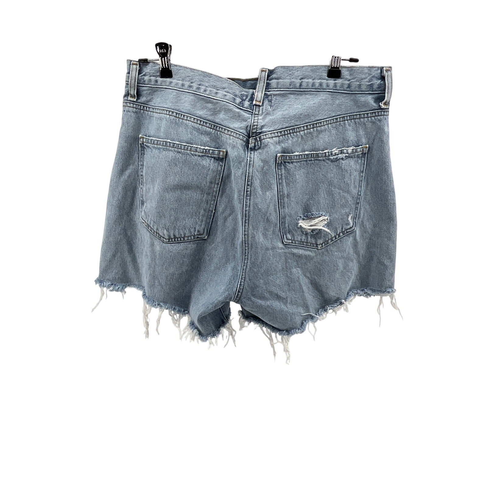 Agolde Criss Cross Blue Cotton Short Size 32