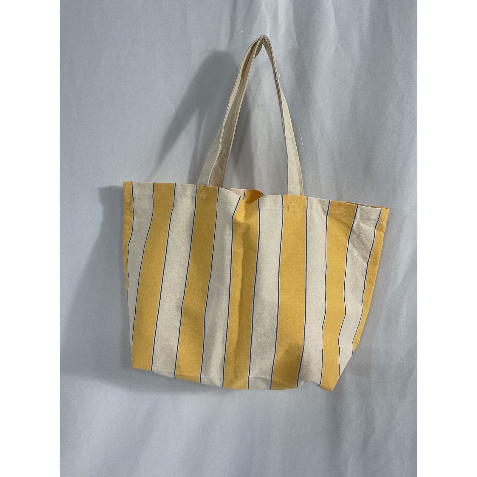 S�zane 'L'Avventura' Yellow Canvas Cotton Tote Bag