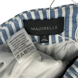 Majorelle Striped Blue Callie Romper Size XS