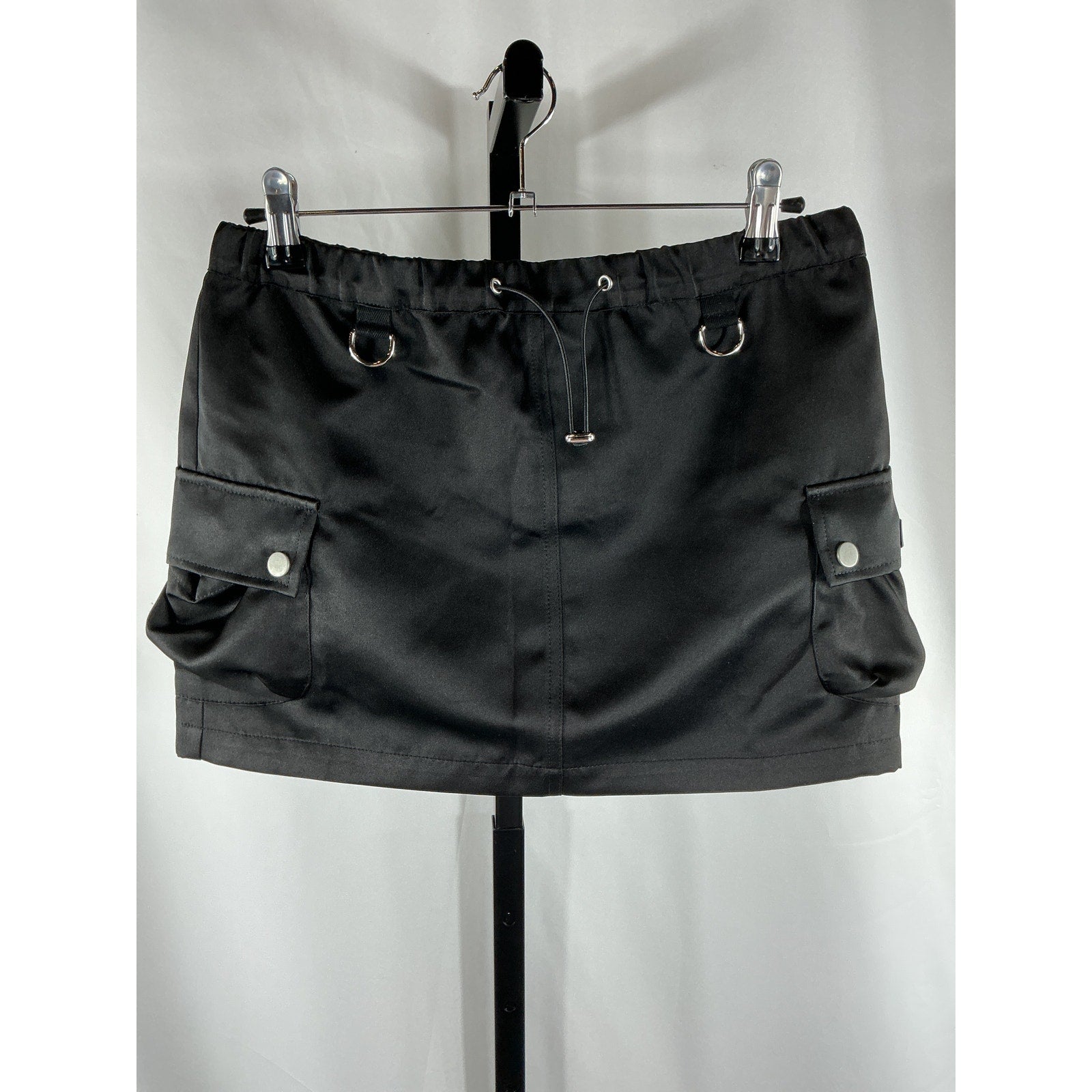 Coperni 'Tailored' Black Polyester Cargo Mini Skirt Size 34 - NWT