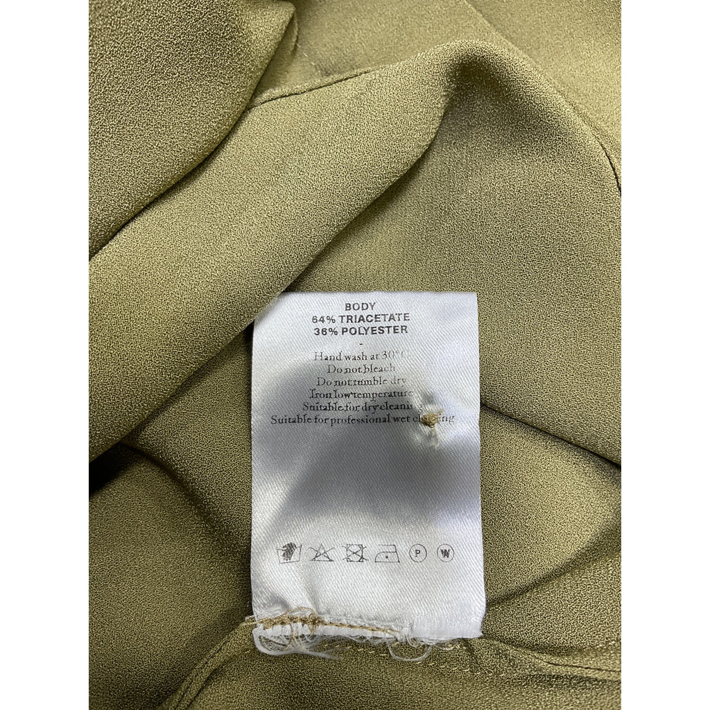 Aeron 'Amaro' Green Georgette Georgette Shirt Size 34