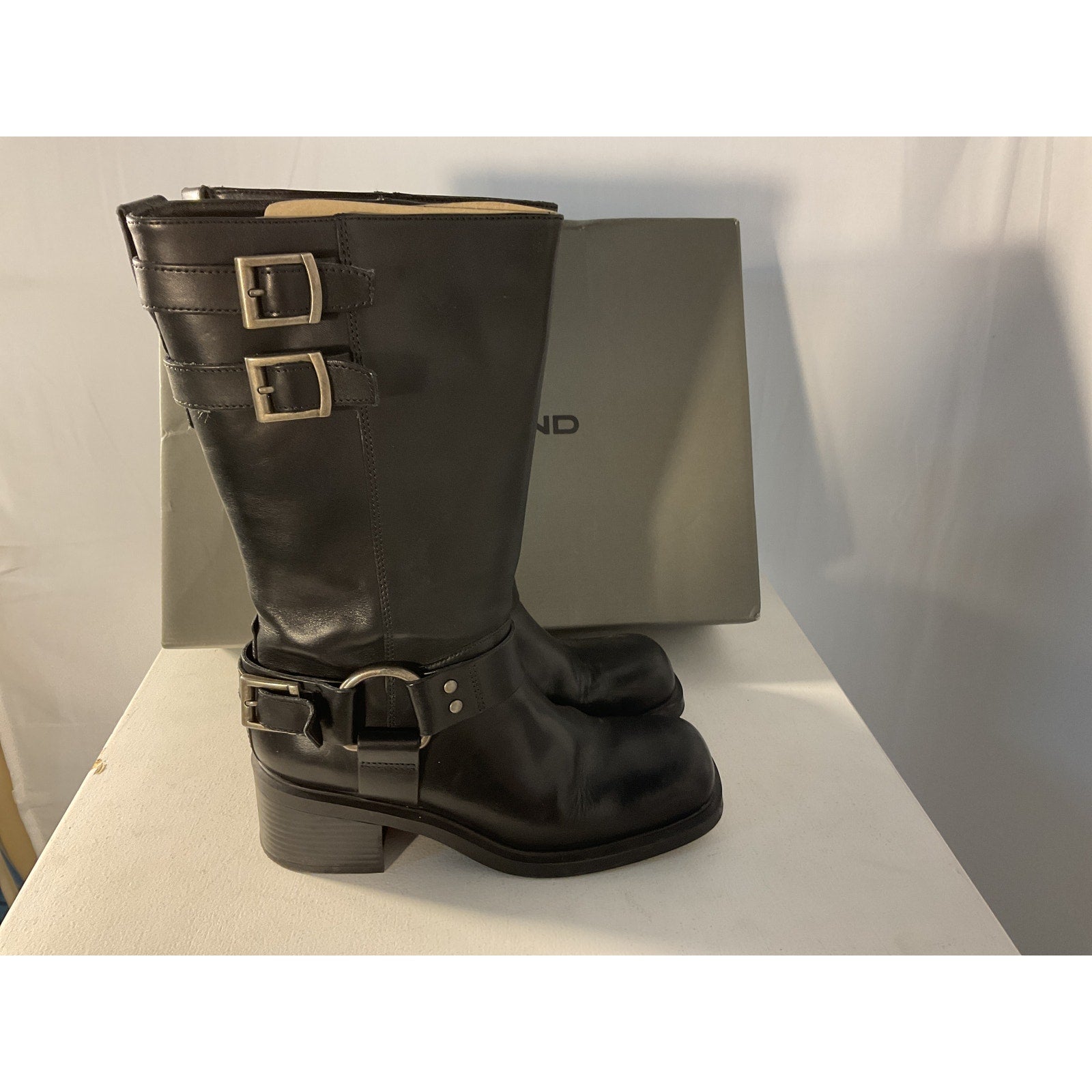 Vagabond Shoemakers 'Daniella' Black Leather Boot Size 8