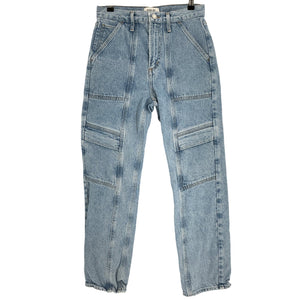 Agolde Relaxed Blue Cooper Cargo Denim Jeans Size 26