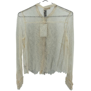 Ulla Johnson Sheer Cowrie Cecile Top Size 10 NWT