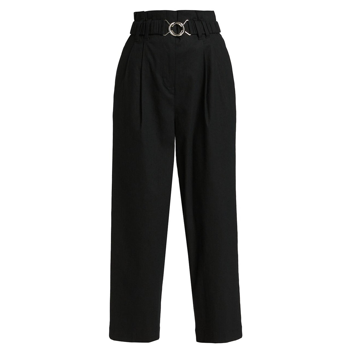 Derek Lam 'Atto' Black Belted Paperbag Pants Size 6