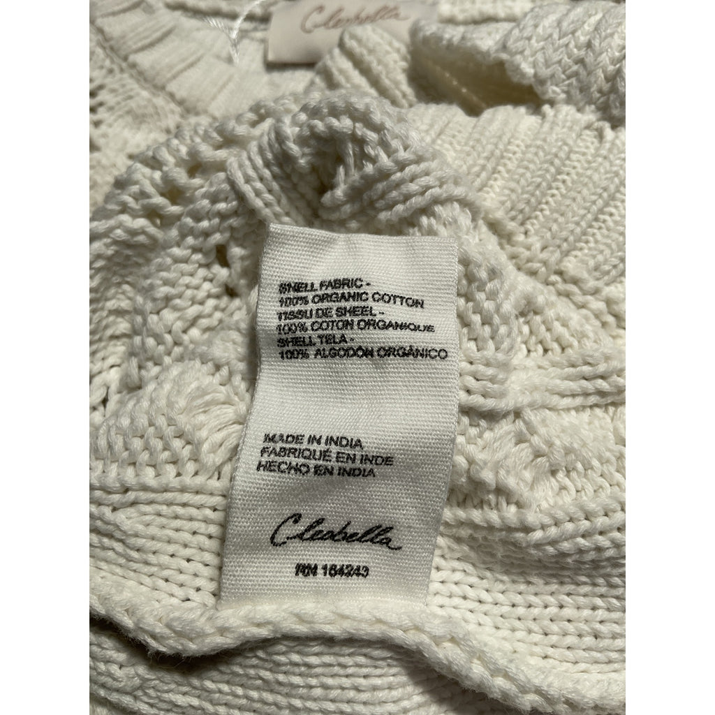 Cleobella 'Hedda' Cream Cotton Sweater Size XS