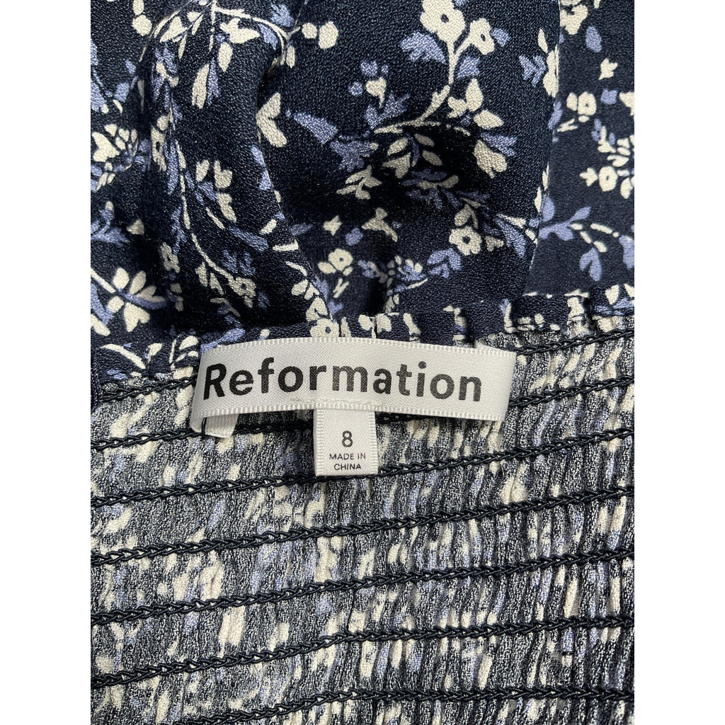 Reformation 'Mochi' Blue Dress Size 8