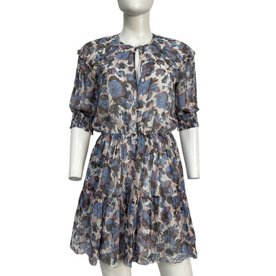 Joie Floral Multicolor Laura Dress Size XS