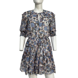 Joie Floral Multicolor Laura Dress Size XS