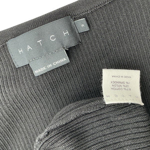 Hatch Ribbed Black Elma Dress Size 3