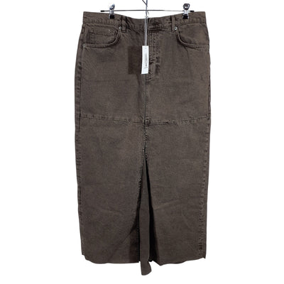 Reformation Maxi Vintage Espresso Tazz Size 30 Skirt NWT