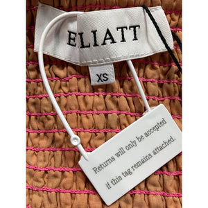 Elliatt 'Rae' Pink Cotton Blend Off Shoulder Puff Sleeve Top Size XS - NWT