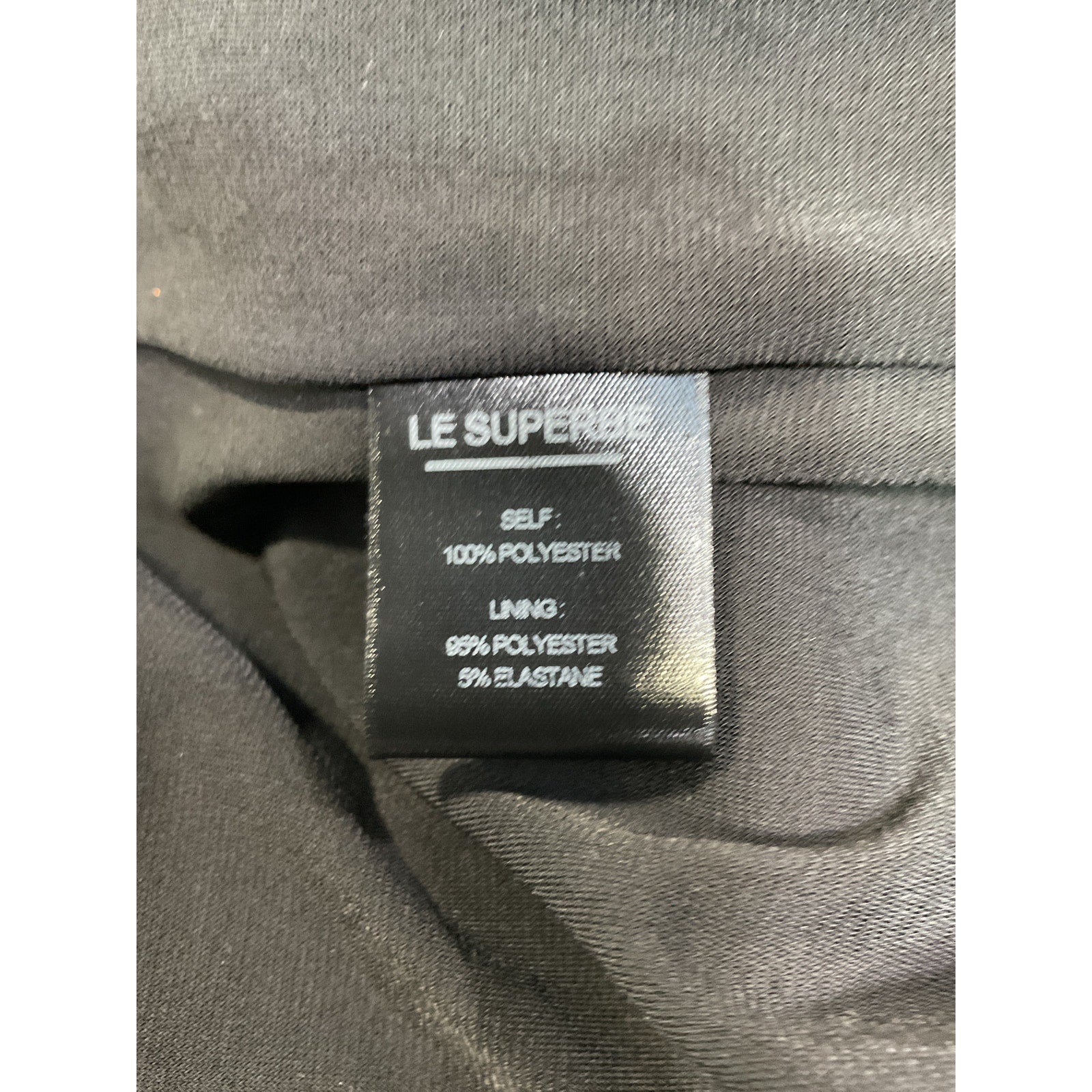 Le Superbe 'Keith' Black Pant Size 4 - NWT