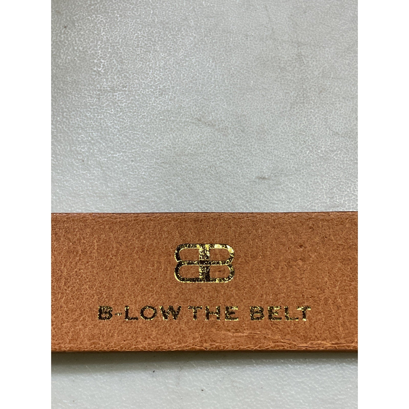 B-Low 'The Belt' Tan Ribbon Wrap Belt Size XS
