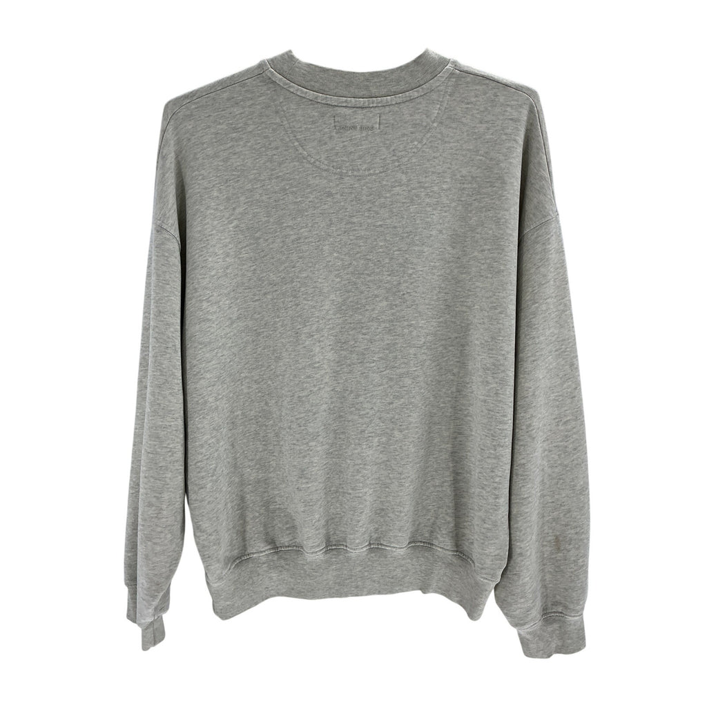 Anine Bing 'Jaci' Grey Cotton Sweatshirt Size XS