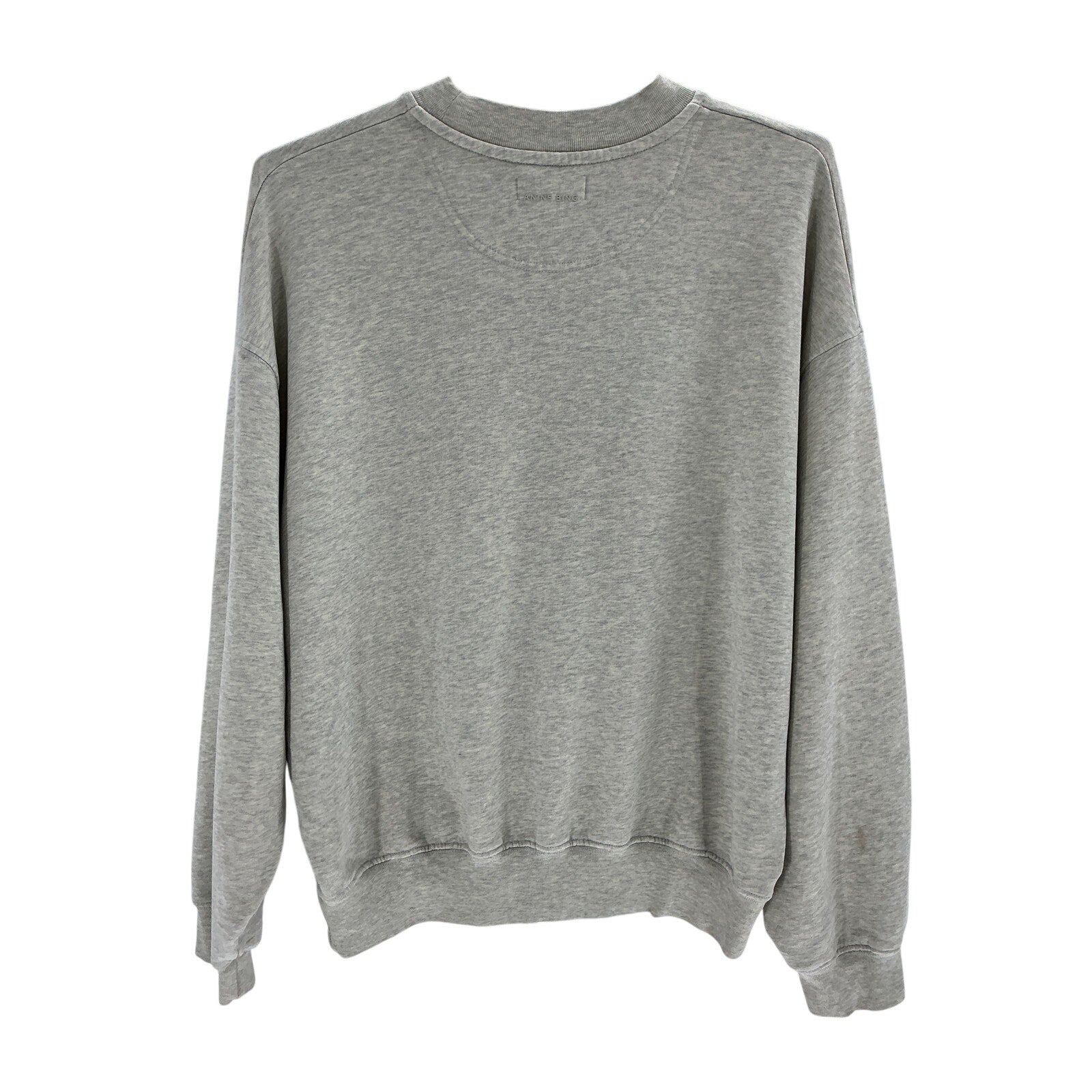 Anine Bing 'Jaci' Grey Cotton Sweatshirt Size XS