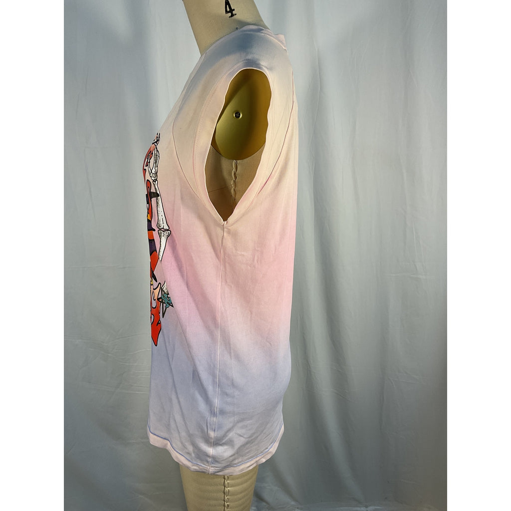Acne Studios 'Graphic' Pink Cotton Tank Size S