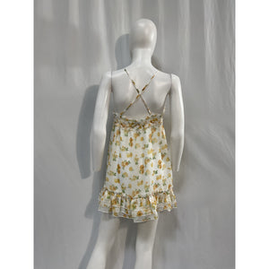 Majorelle 'Penny' Yellow Polyester Dress Size M