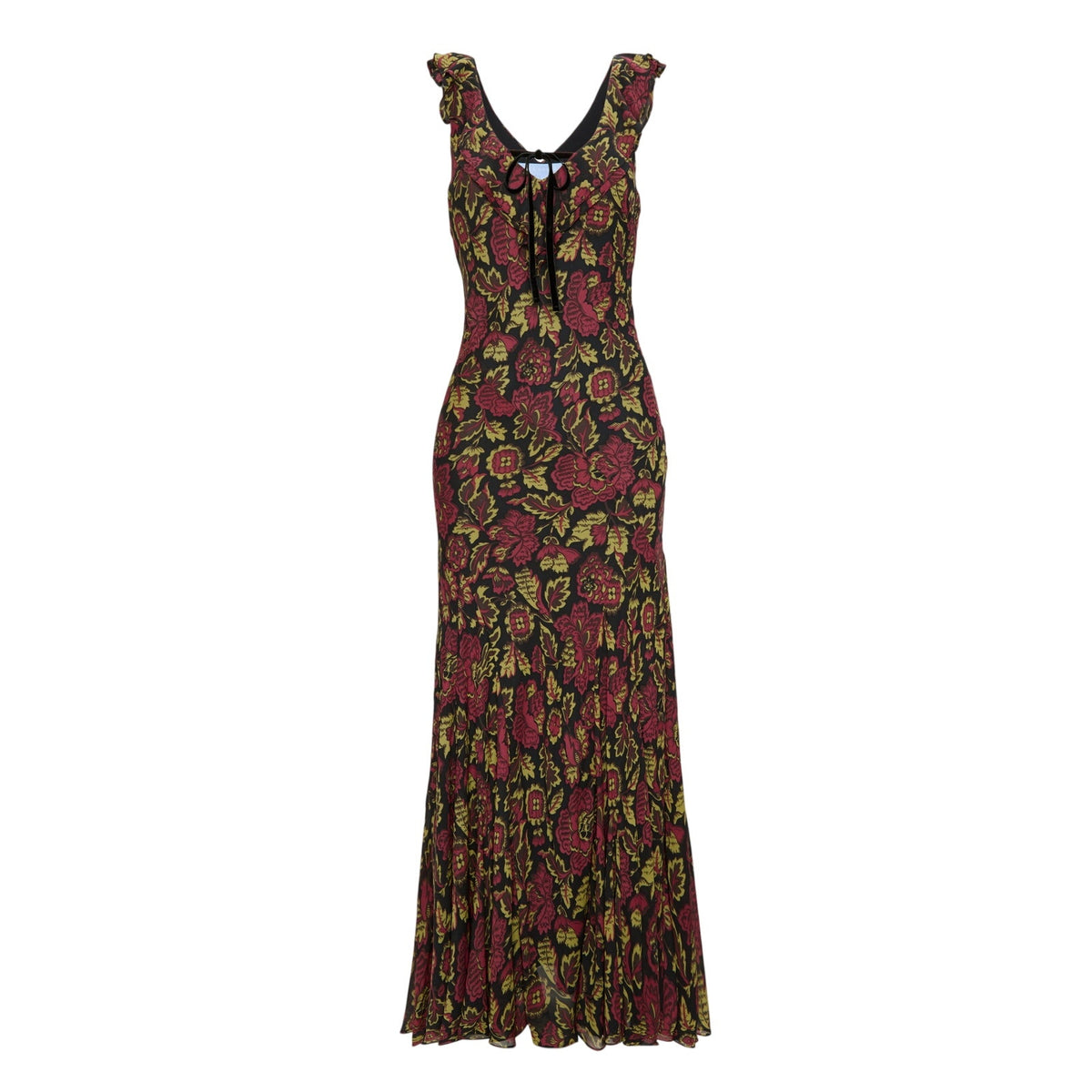 Hill House Home Floral Multicolor Augustina Maxi Dress Size XXS