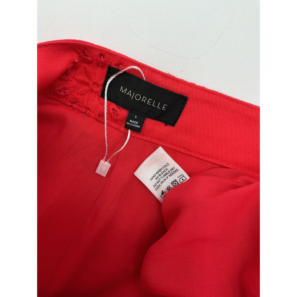 Majorelle 'Jessi' Red Cotton Short Size S