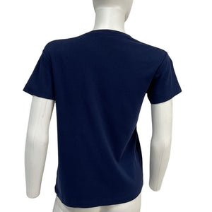 Loewe Printed Blue Cotton Jersey T Shirt Size S