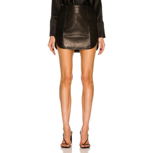 The Sei Leather Mini Skirt Size 0