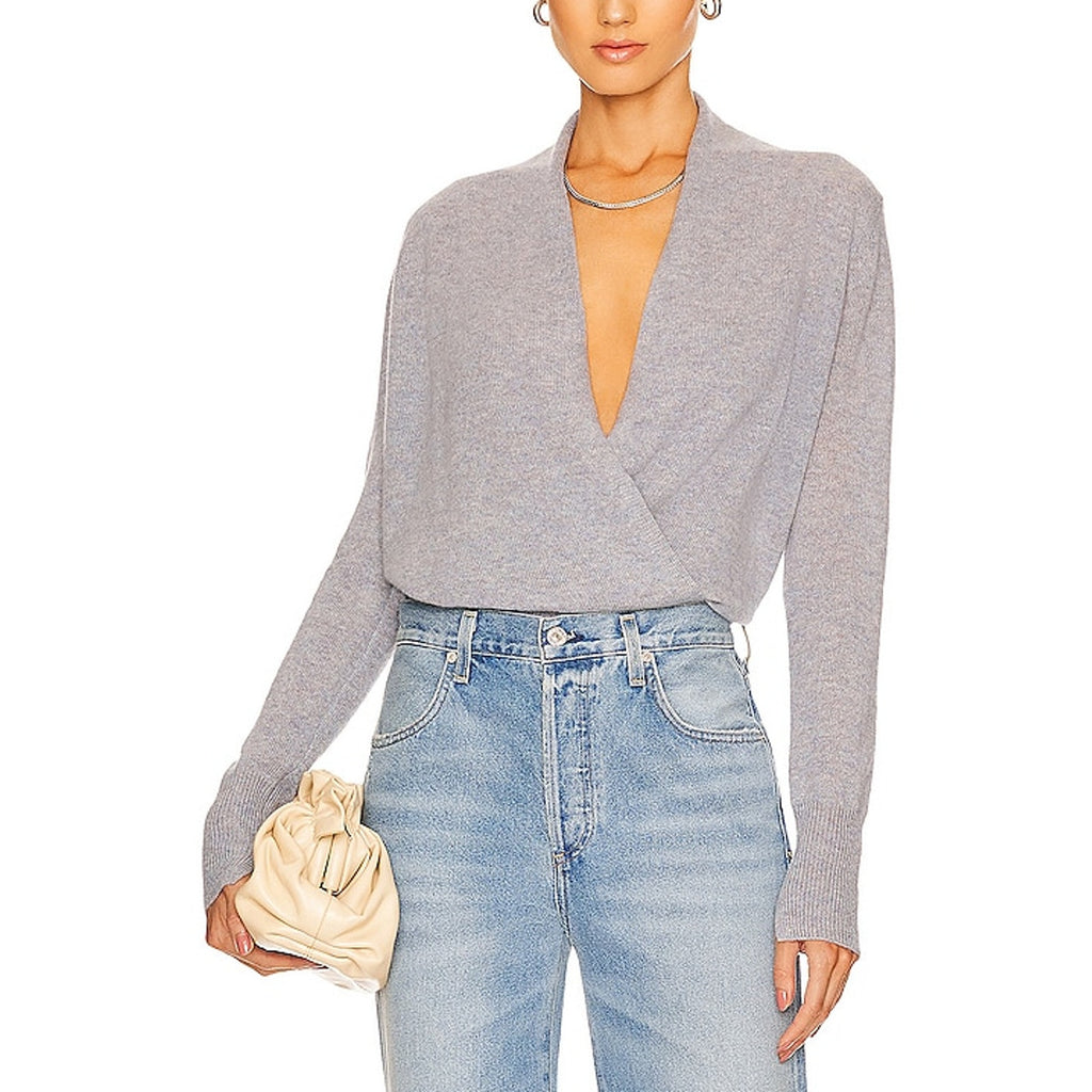 Brochu Walker 'Phinneas' Blue Cashmere Wrap Size L