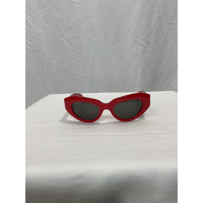 Balenciaga Cat Eye Red Acetate Sunglasses