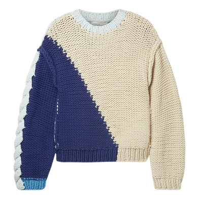 Loveshackfancy Oversized Ecru Isaiah Sweater Size XS