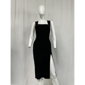 Reformation 'Cassi' Black Tencel Lyocell Knit Dress Size XS