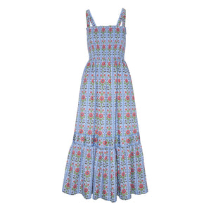 Hill House Home Floral Blue Anjuli Nap Dress Size L