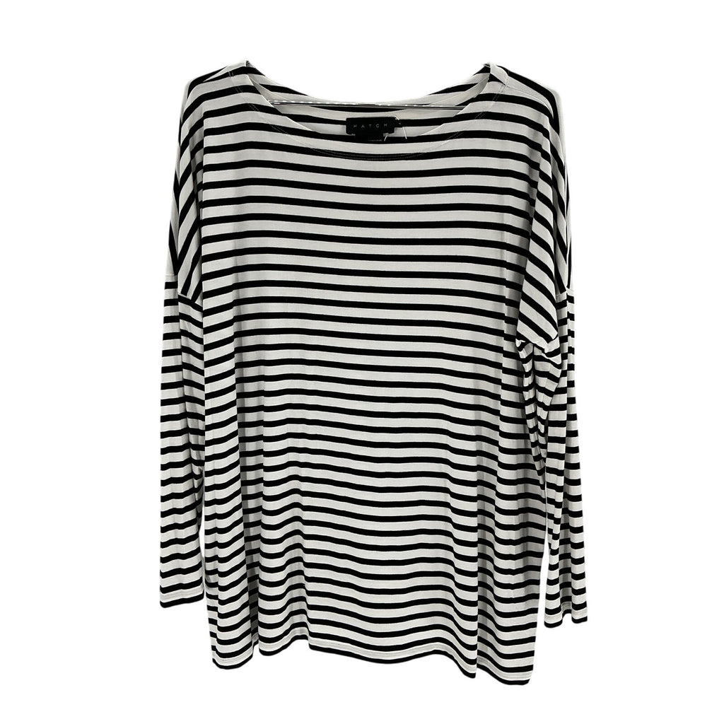 Hatch The Perfect Black Viscose Long Sleeve Tee Size 2