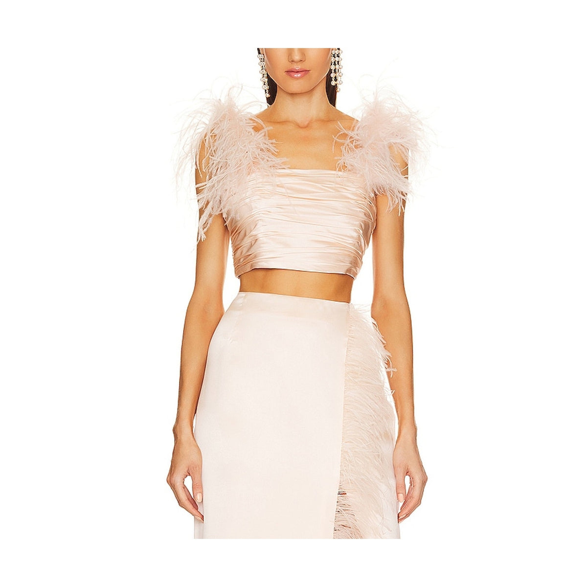 Cinq à Sept Feathered Pearl Will Top Size M NWT