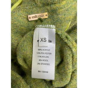 Cult Gaia Off Shoulder Green Zennie Size XS Dress