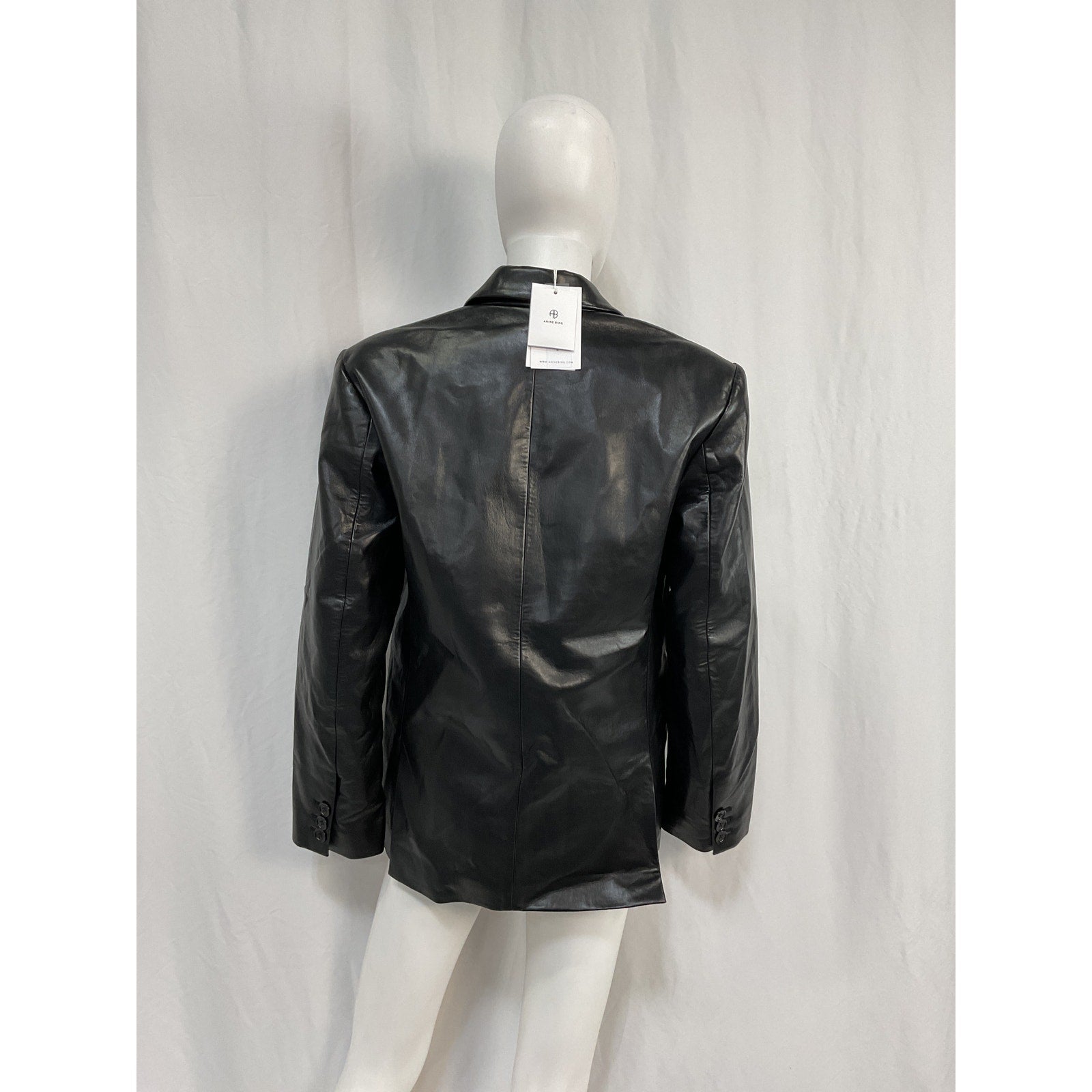 Anine Bing 'Classic' Black Polyester Blazer Size S - NWT