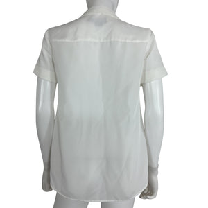 Hatch Effortless White Savannah Blouse Size 0