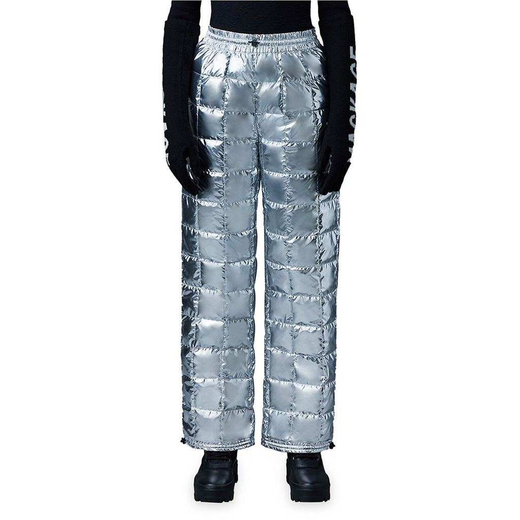 Mackage 'Aeryn' Silver Metallic Down Ski Pants Size S