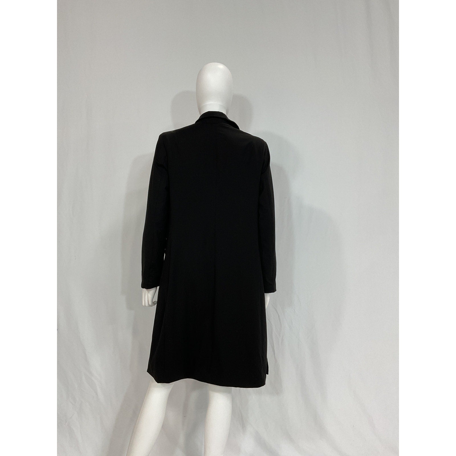 Allsaints 'Aleida' Black Jersey Duster Blazer Size 2