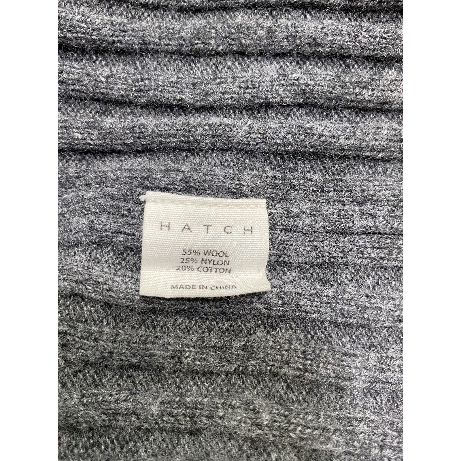 Hatch 'The Addie' Grey Wool Polo Sweater Dress Size 1