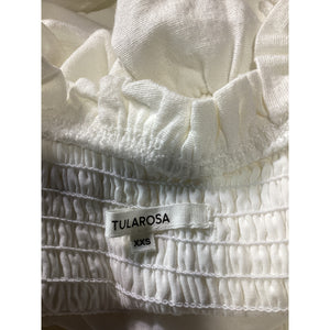 Tularosa 'Hillary' White Linen Mini Dress Size XXS