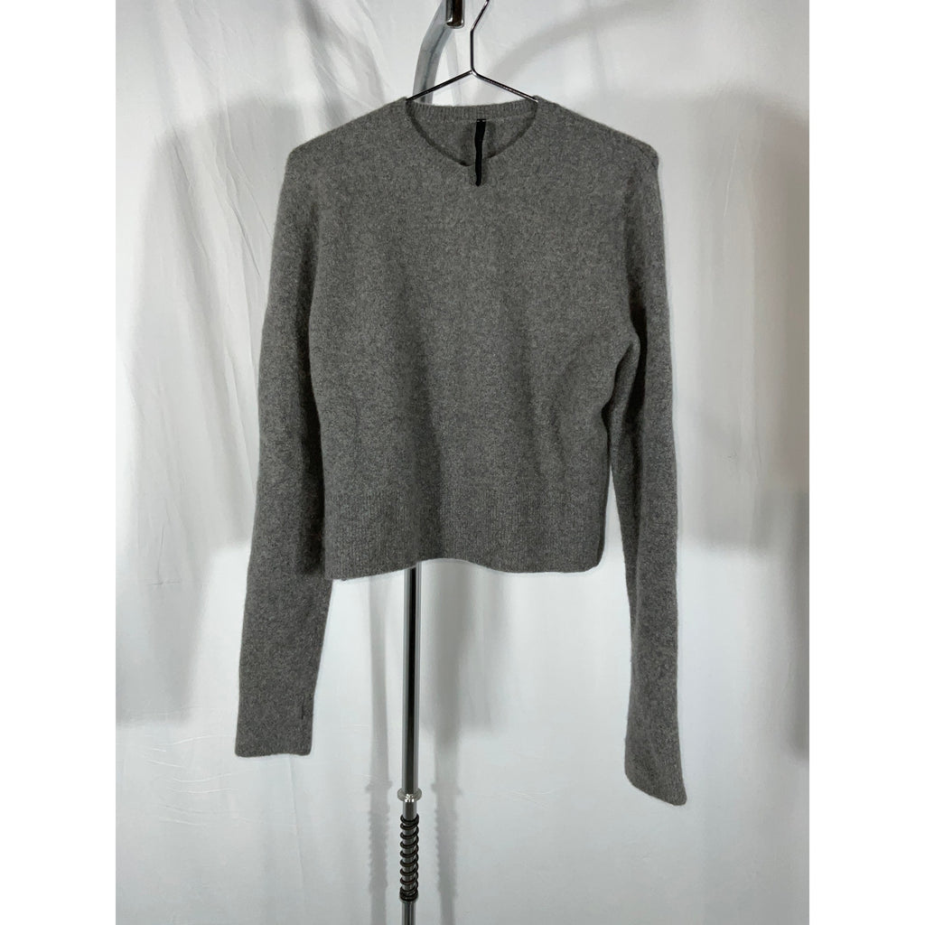 Petar Petrov 'Old School' Gray Stretch-Cashmere And Silk-Blend Sweater Size M