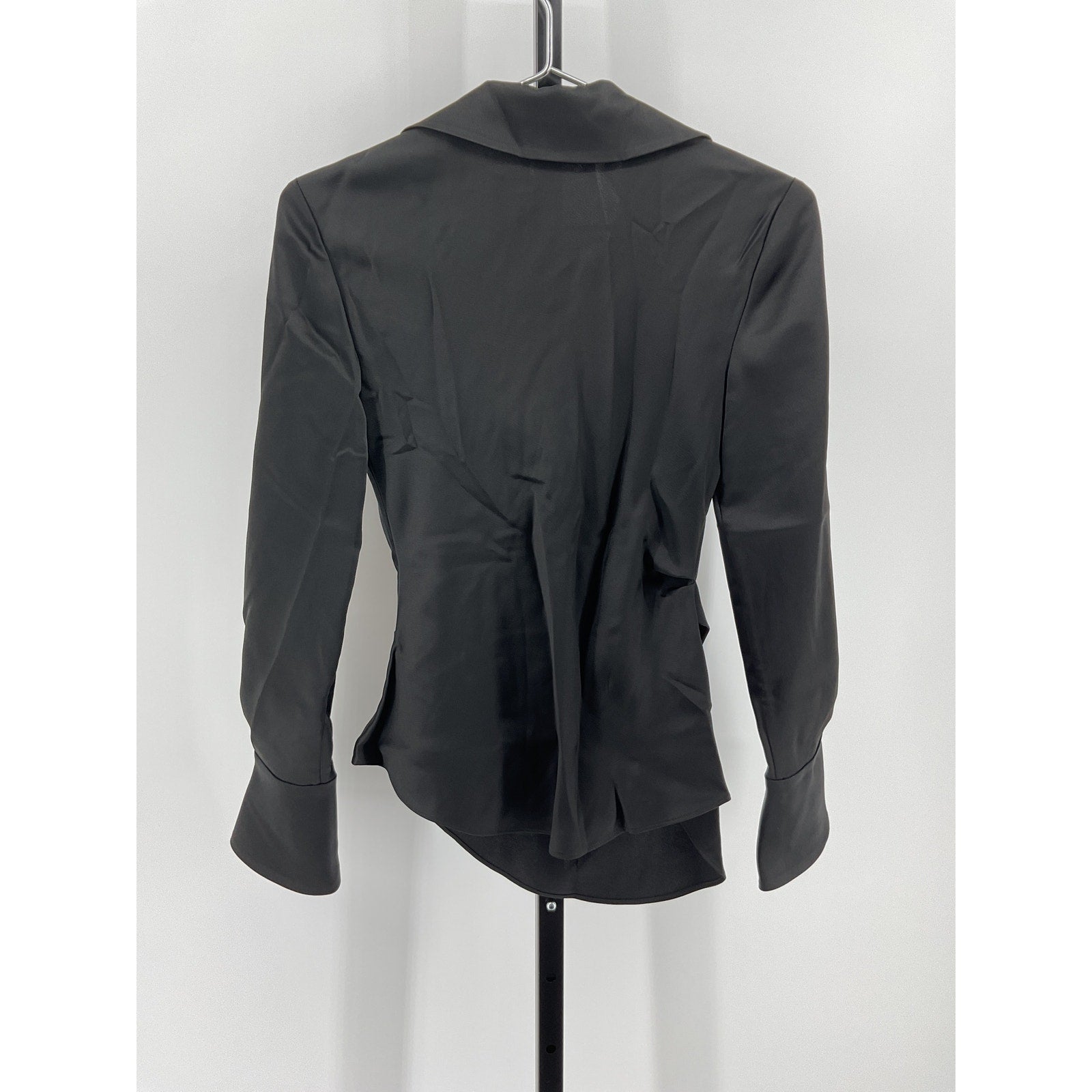 Simkhai 'Symone' Black Acetate Cowl Neck Top Size 0 - NWT