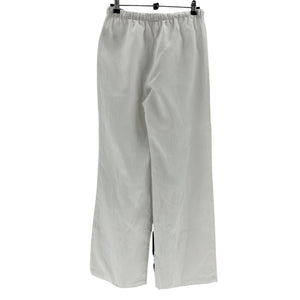 Reformation Relaxed White Olina Pants Size S