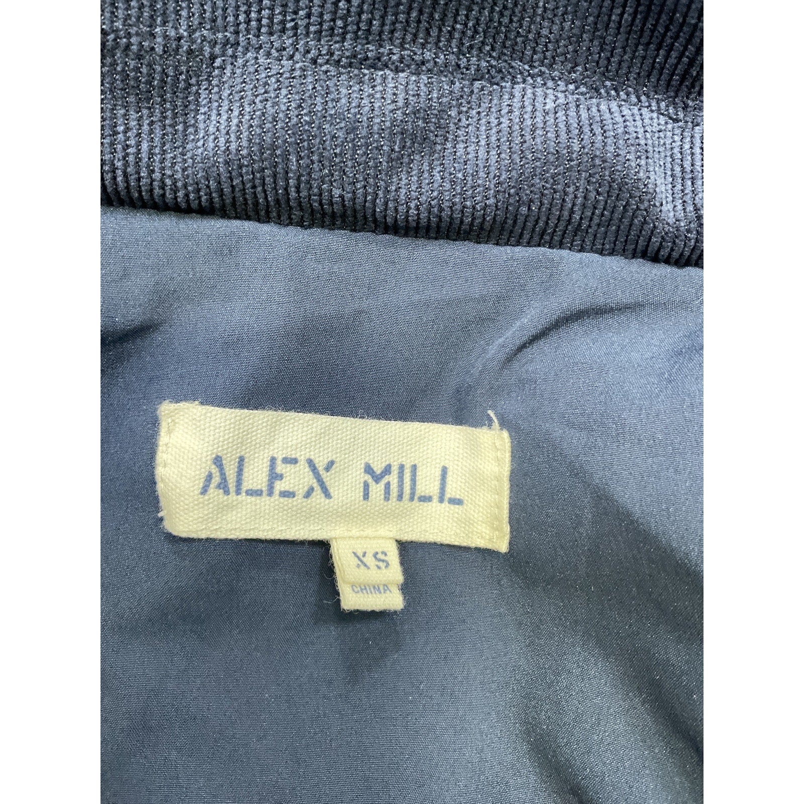 Alex Mill Sherpa Navy Polyester Work Jacket Size XS