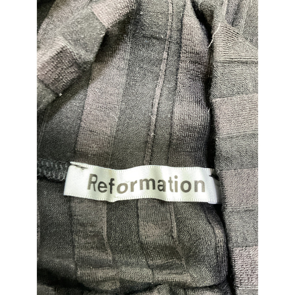 Reformation 'Libra' Black Tencel Dress Size M