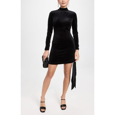 Likely 'Welcox' Black Velvet Dress Size 4 - NWT